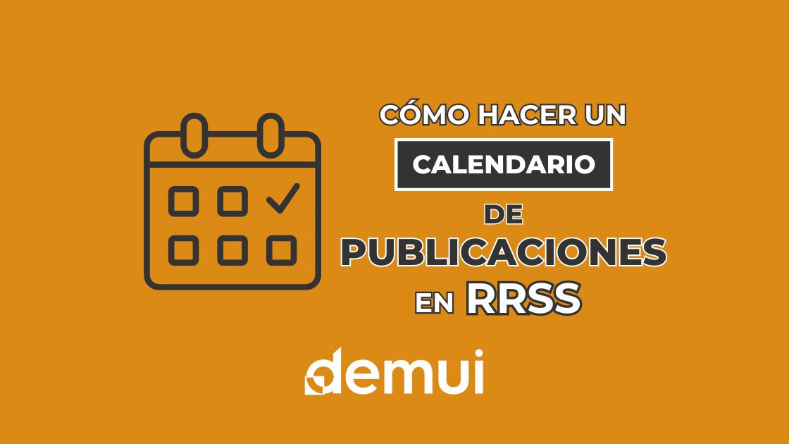 Calendario de publicaciones en RRSS