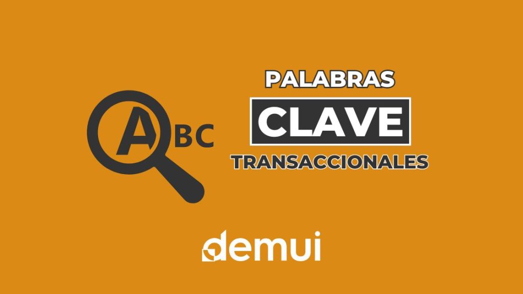 palabras clave transaccionales